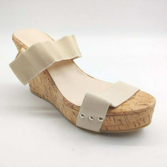 Womans‎ Double Strap Platform Wedge Sandal NEW - Picture 1 of 7